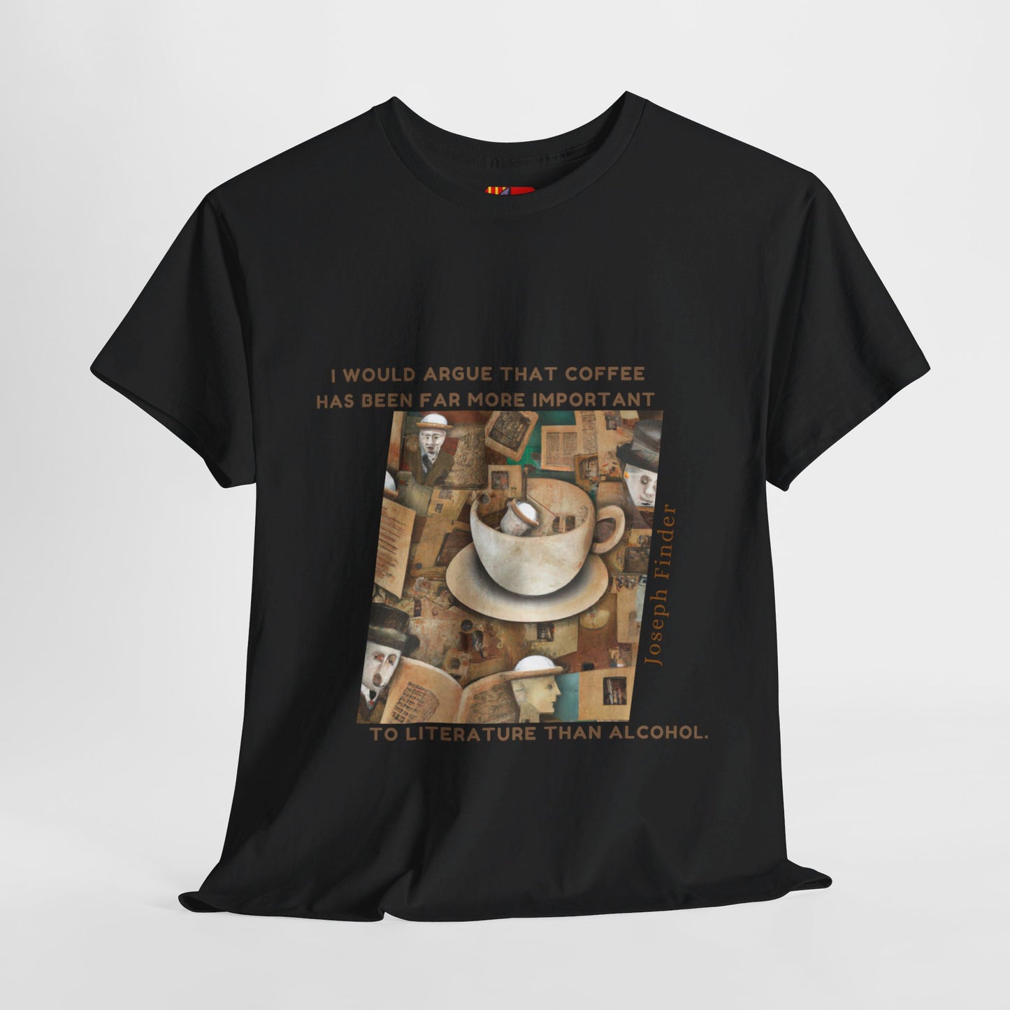 Coffee T-shirt: Fueling the Written WordMath/Literature Coffee Quotes