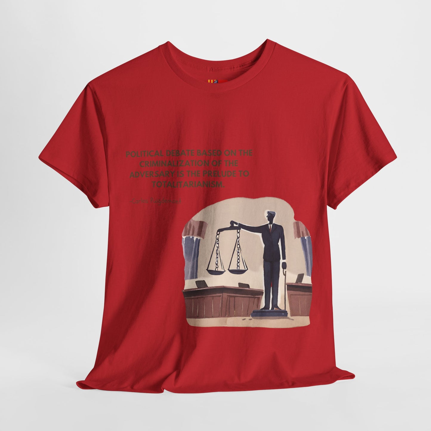 The Unity Builder T-Shirt: Seek Common Ground"Criminalisation of adversary"