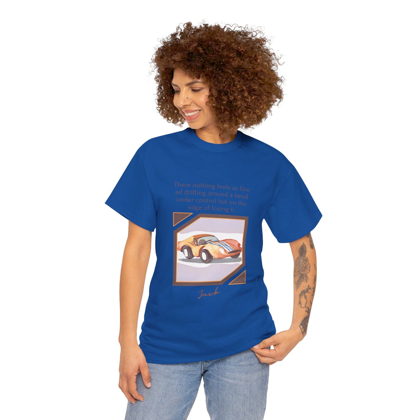 The Thrill Seeker T-Shirt: Live on the Edge "Drifting around a bend..." Jack