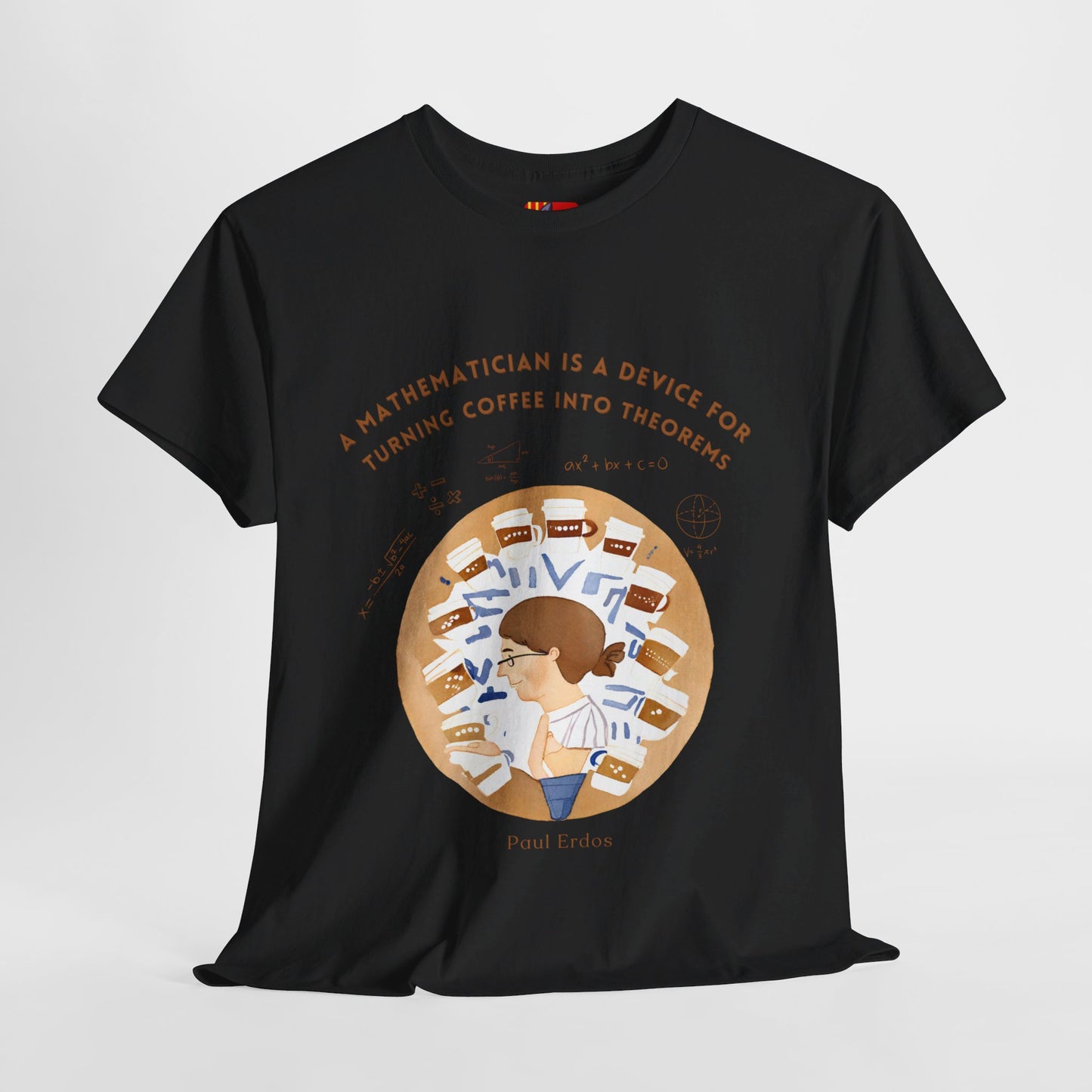 Mathematicians T-shirt: Coffee TheoristsMath/Literature Coffee Quotes