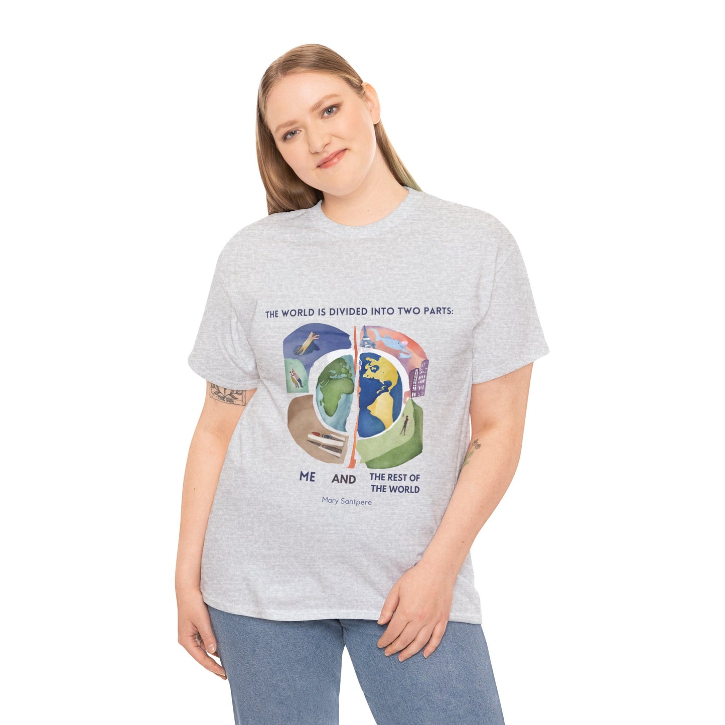 The United Soul T-Shirt: We Are One"World is divided... rest of the world"