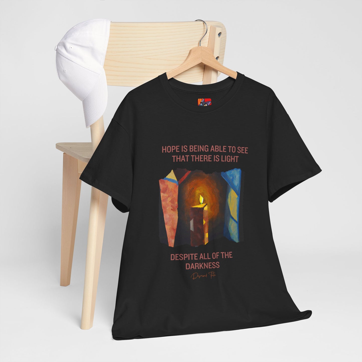 The Light Bringer T-Shirt: Find the Light Within"Hope is seeing light despite darkness" Desmond Tutu