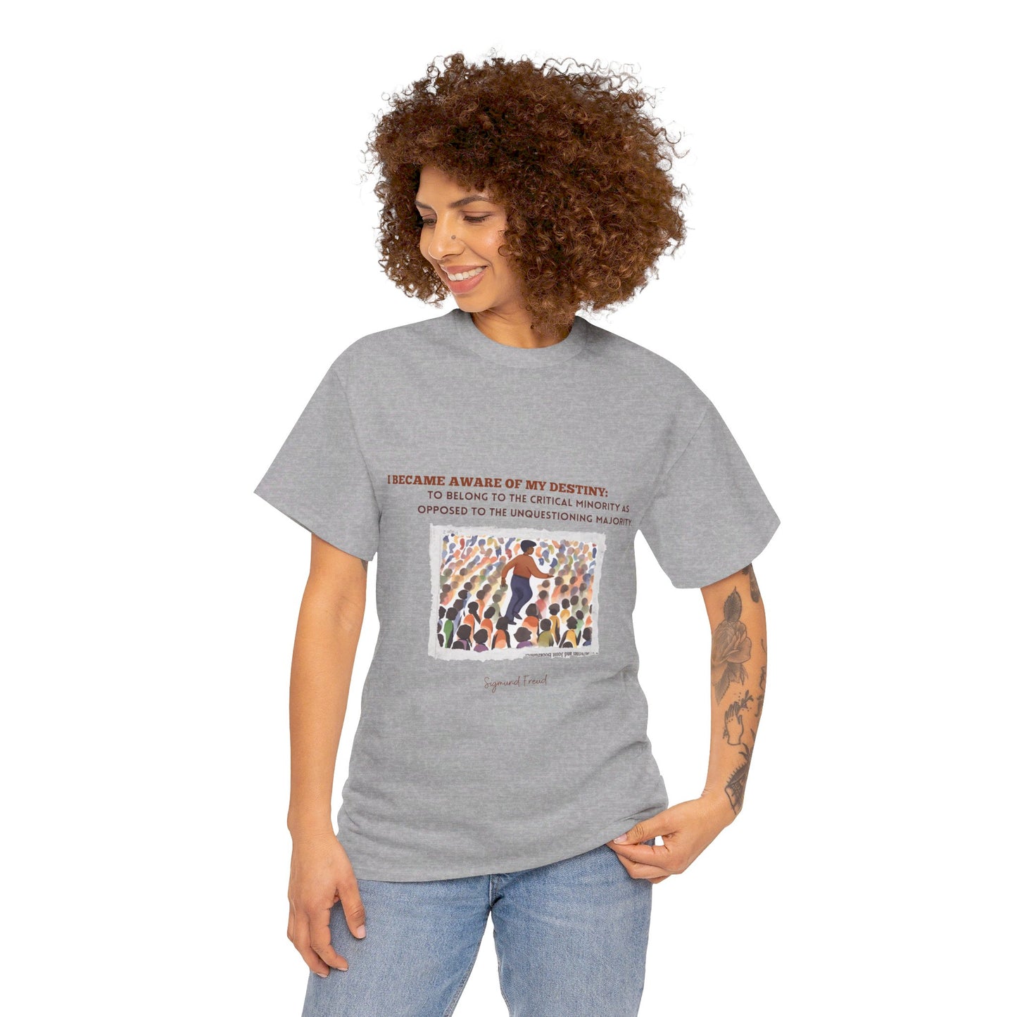 The Dissenter T-Shirt: Question Authority"Critical minority... unquestioning majority"