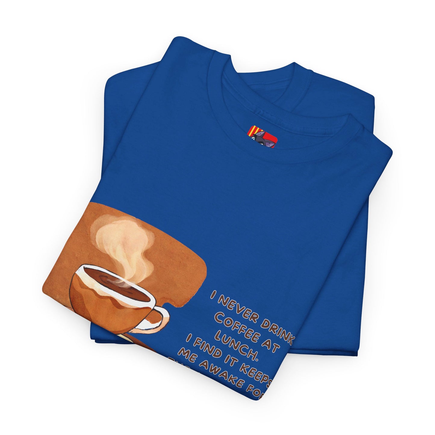 Coffee T-shirt: On Lunch Ronald Reagan