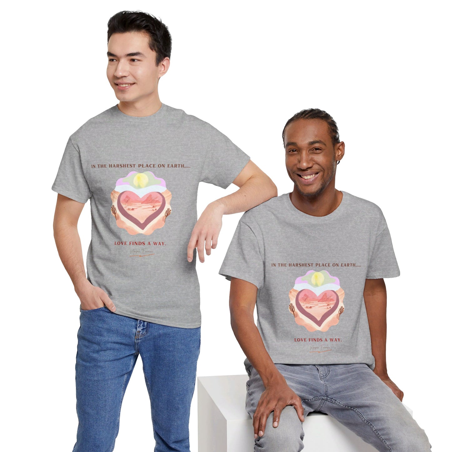 The Love Fighter T-Shirt: Love Conquers All"Love finds a way" Morgan Freeman