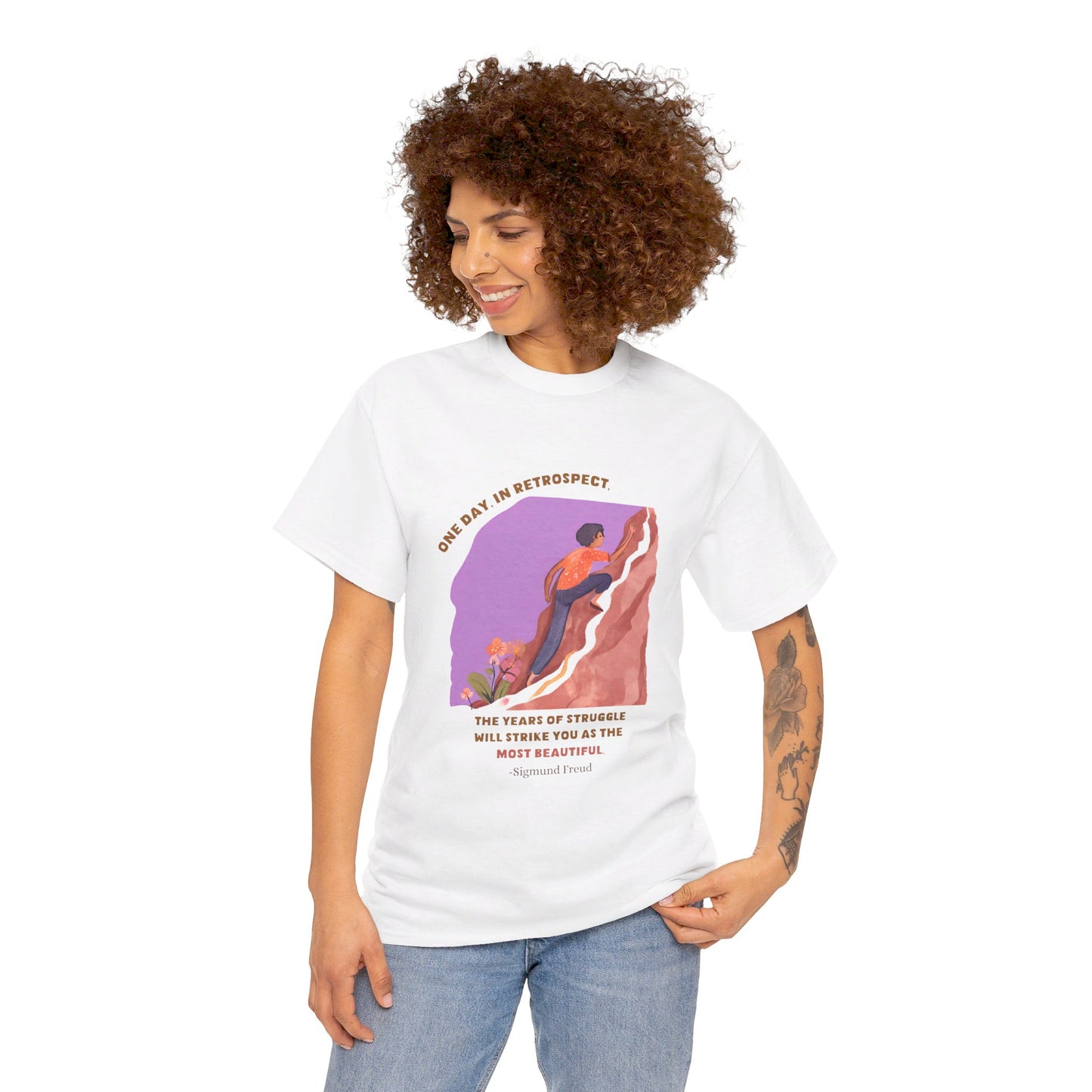 The Journey Matters T-Shirt: Embrace the Struggle"Years of struggle... most beautiful"