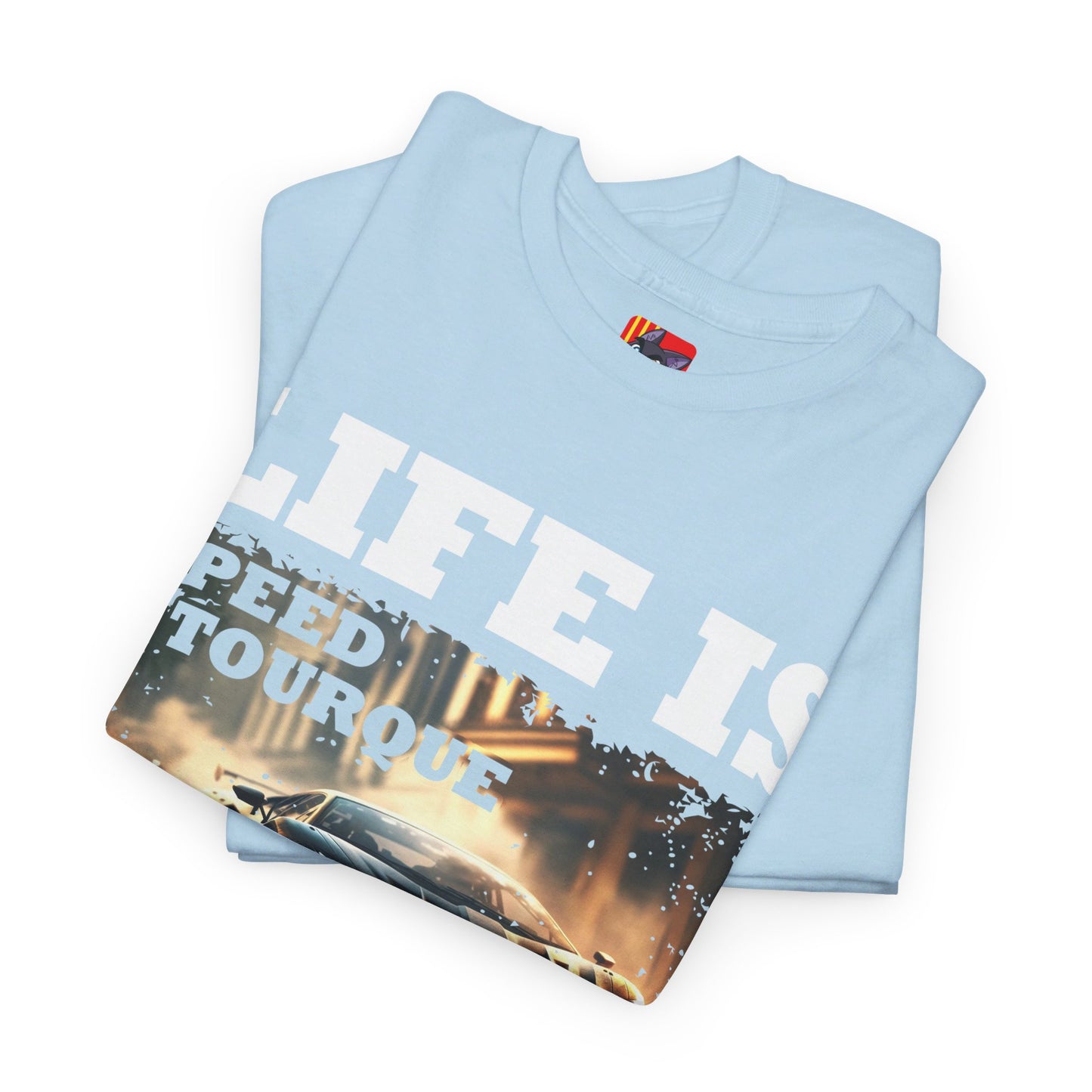 The Free Spirit T-Shirt: Life is speed tourque balance and a middle finger to death Jack