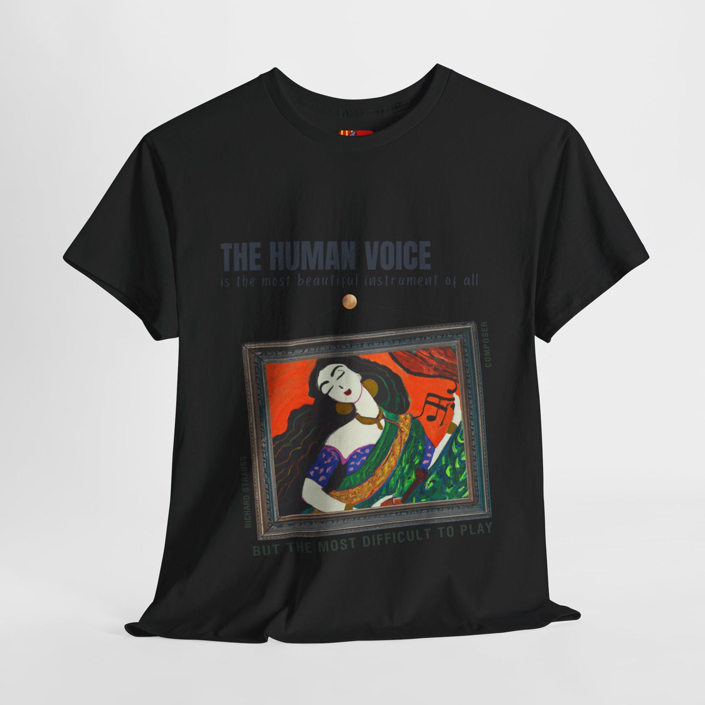 Human Voice: Beautiful & Challenging -  Richard Strauss Quote Tee