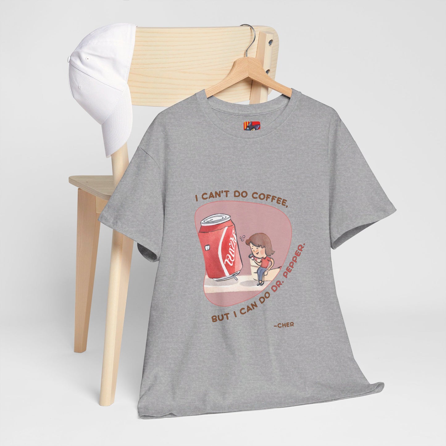 I can't do coffee, but I can do Dr. Pepper. T-shirt