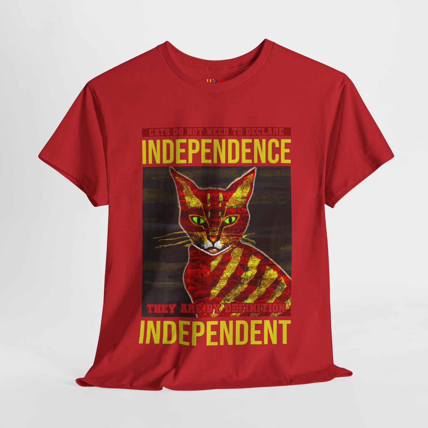 The Free Thinker T-Shirt: Cats do not need to declare independence Jack