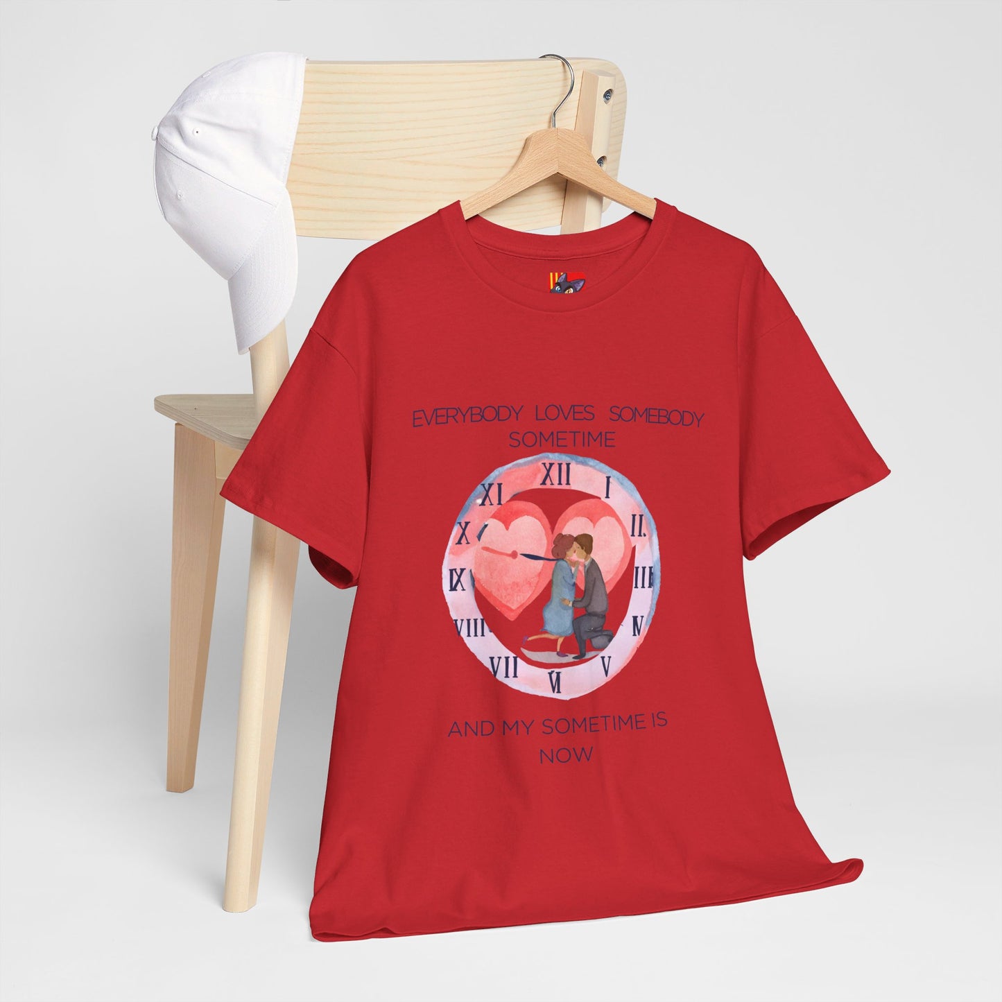 The Universal Love T-Shirt: Love Connects Us"Everybody loves somebody" Dean Martin