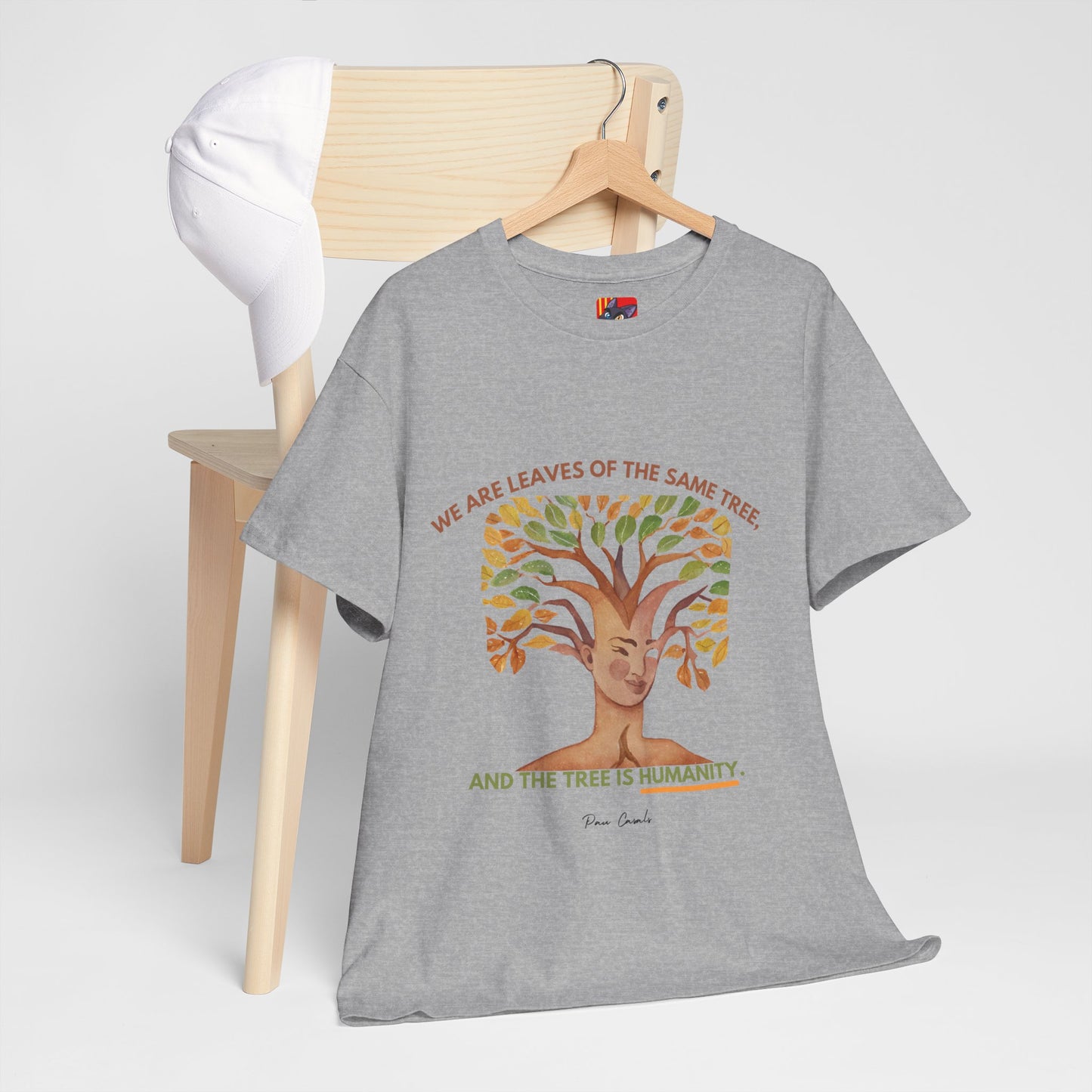 The Humanity T-Shirt: Connected by Our Roots"Leaves of the same tree... humanity"