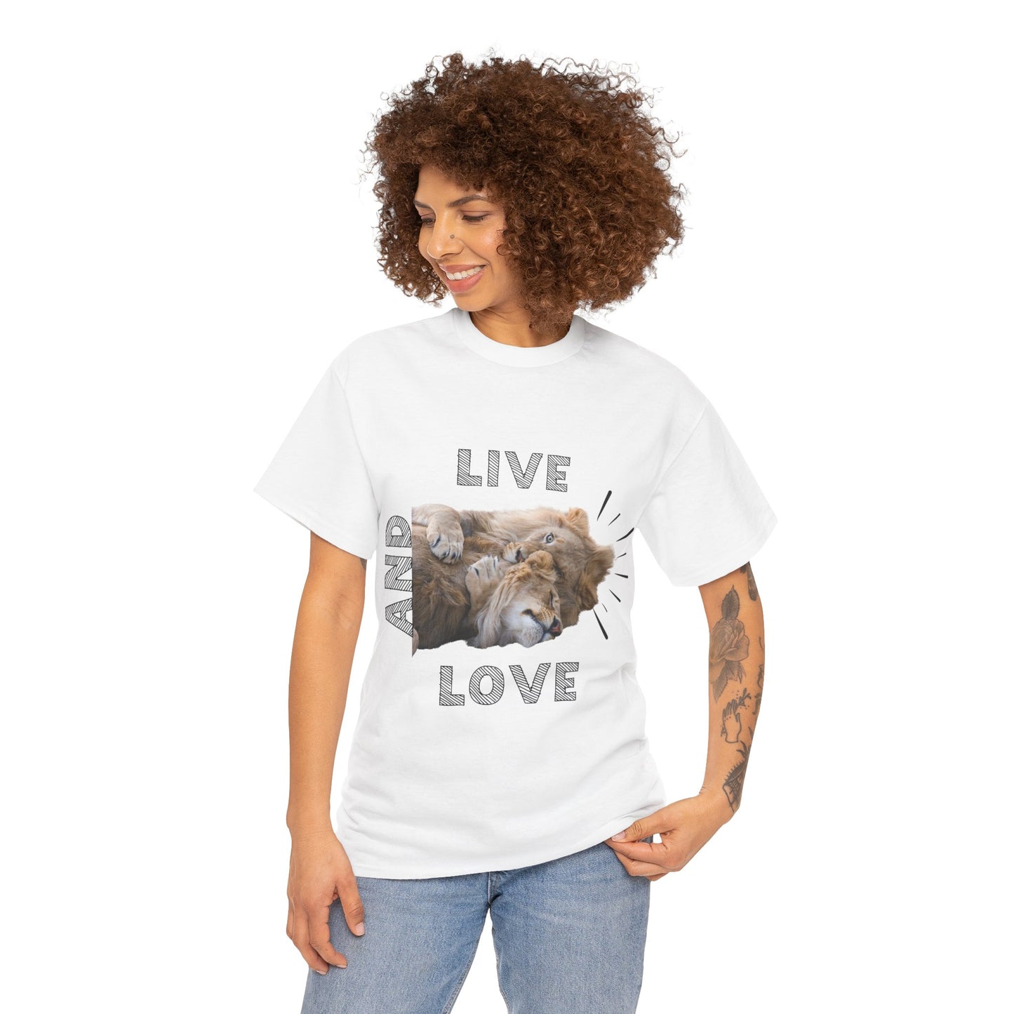 Live and Love: Simple Quote Tee Jack