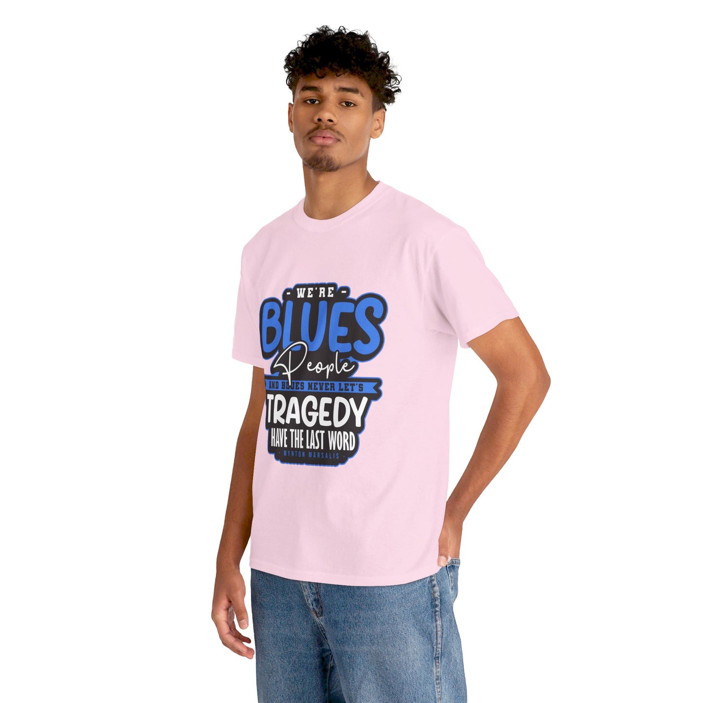 The Curious Mind T-Shirt: We're blues people  Wynton Marsalis