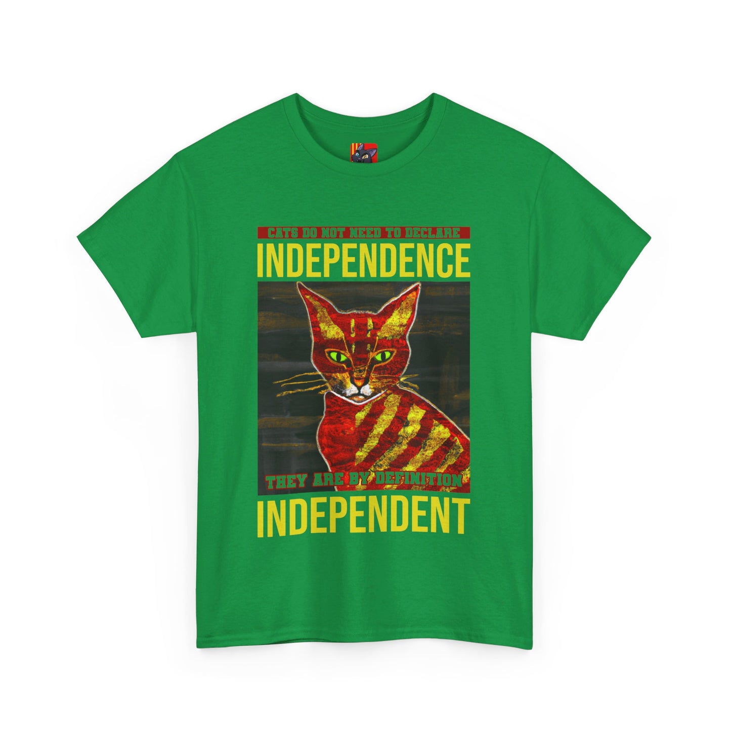 The Free Thinker T-Shirt: Cats do not need to declare independence Jack