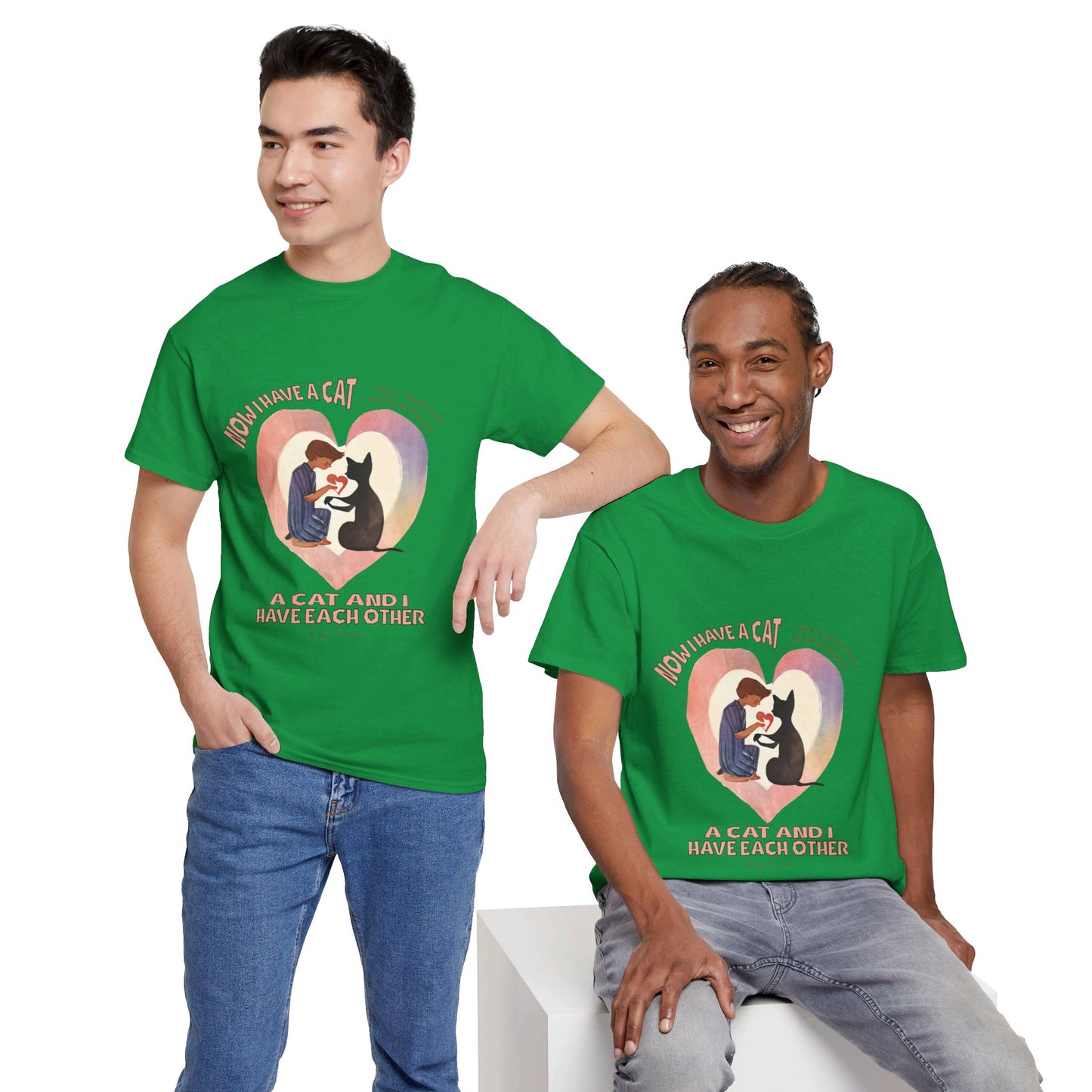 The Feline Partnership T-Shirt: We Own Each Other"Cat and I have each other" Kinky Friedman