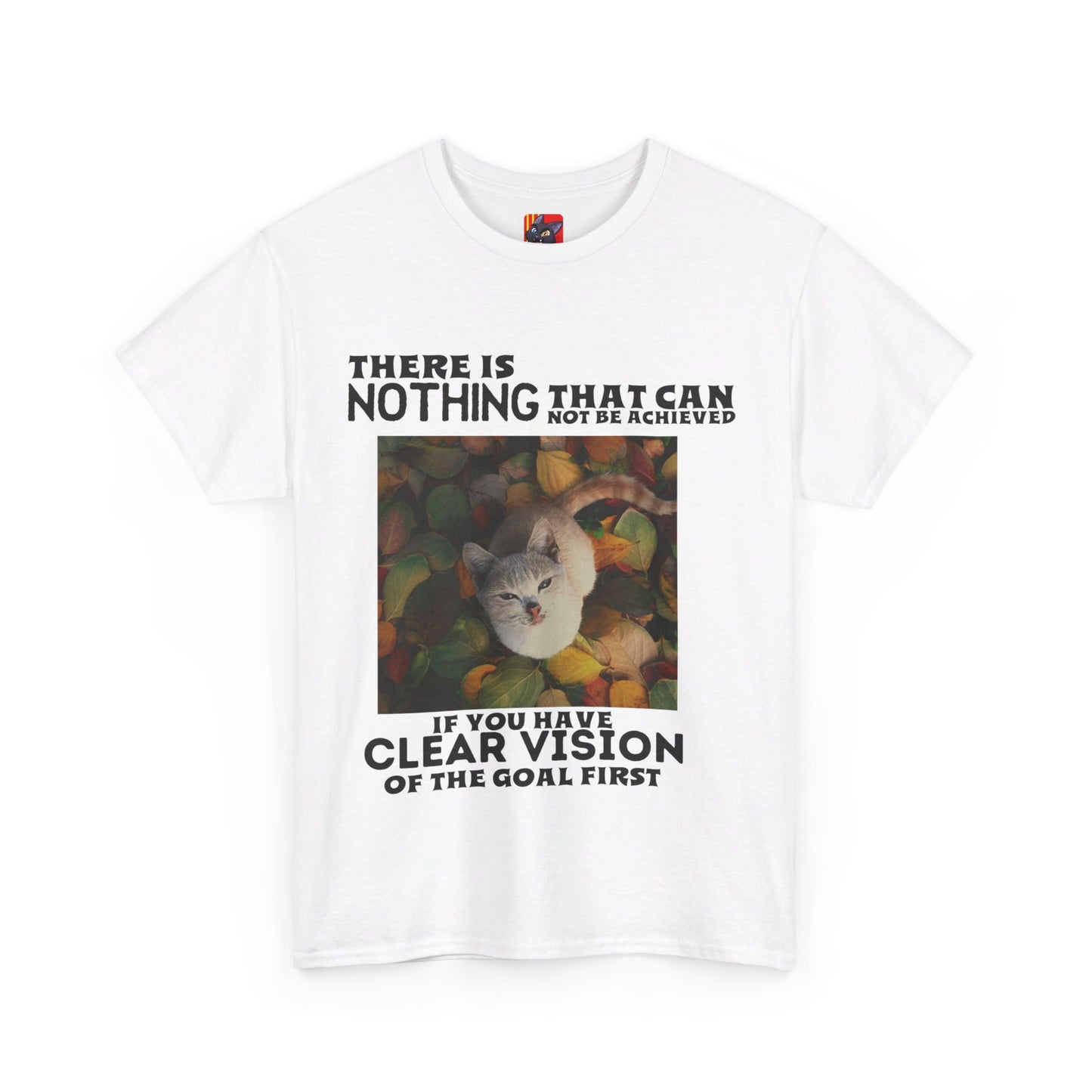 Clear Vision, Achieve Anything: Motivational Quote Tee 🌟🎯 Jack