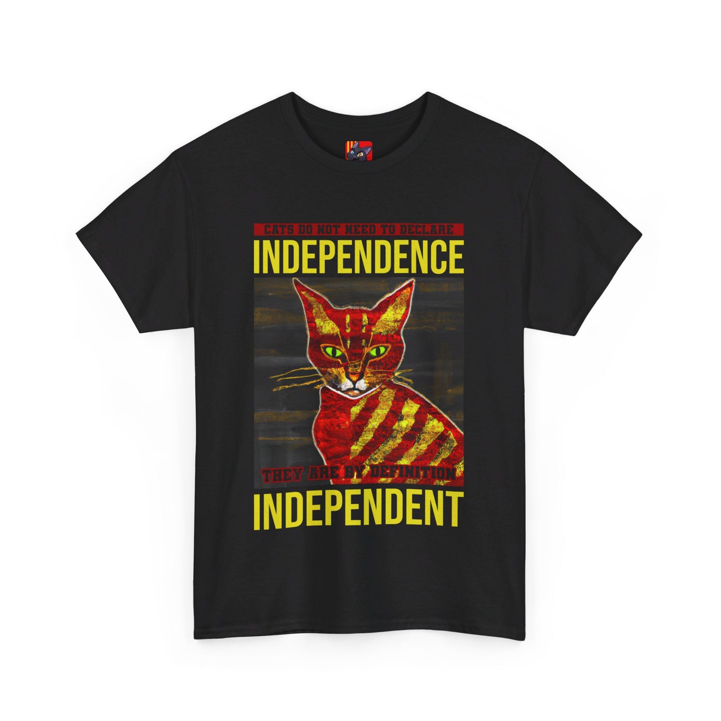 The Free Thinker T-Shirt: Cats do not need to declare independence Jack