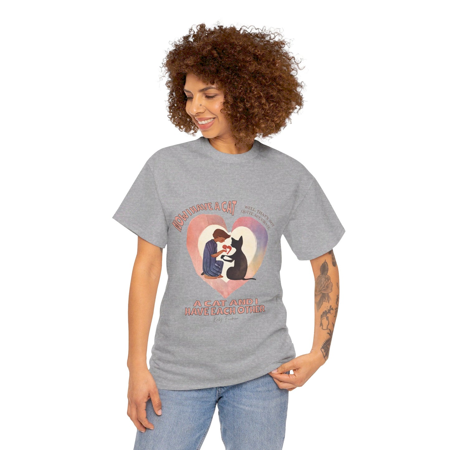 The Feline Partnership T-Shirt: We Own Each Other"Cat and I have each other" Kinky Friedman