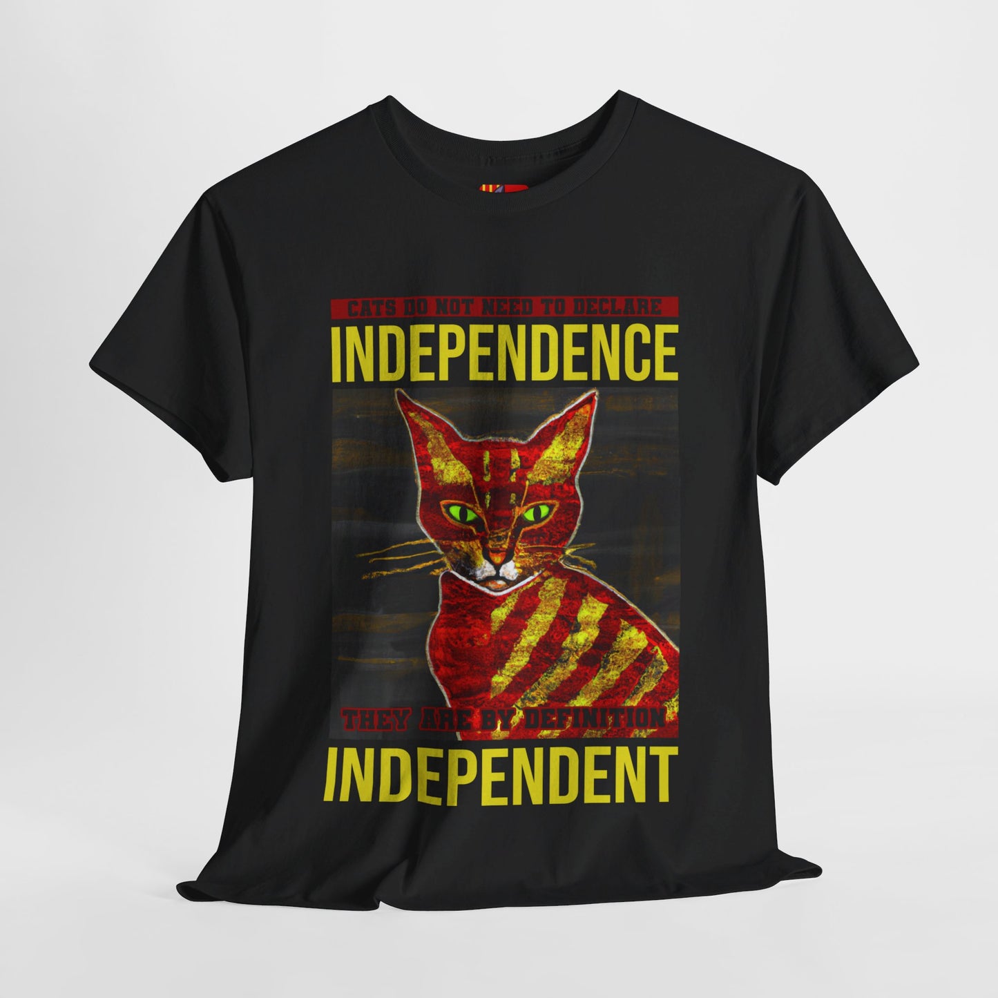 The Free Thinker T-Shirt: Cats do not need to declare independence Jack